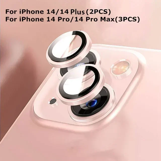 2-3Pcs Original Deep Purple Kamera Objektiv Schutz Für IPhone 15Plus 16ProMax 12 13 14 15Pro gehärtetem Glas Schutz Zubehör