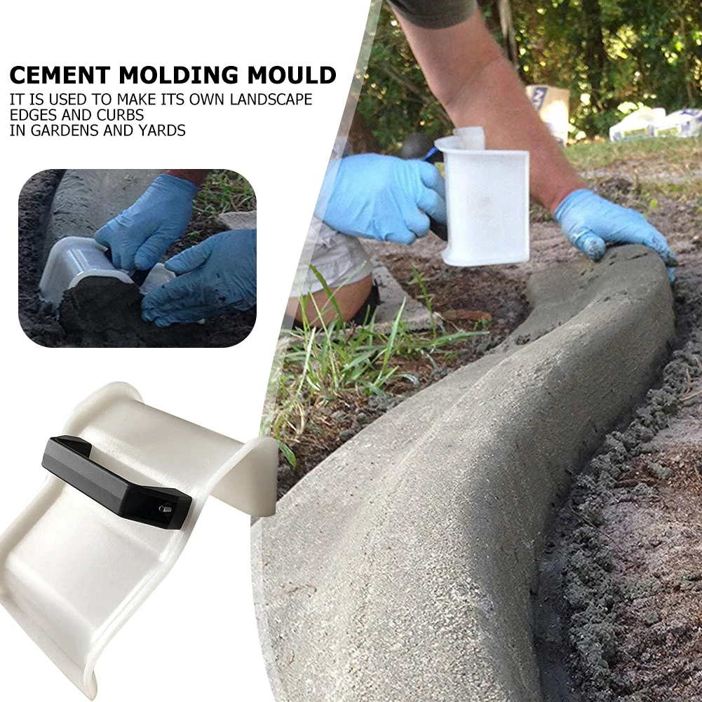 Reusable Concrete Trowel with Handle Path Maker Paver Mould Stone Brick Concrete Cement Walk Garden Paving Mold Patio Paviment