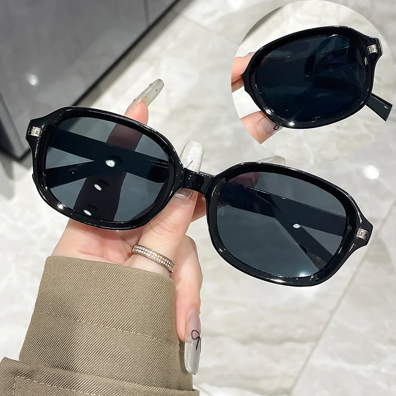 Neue faltbare ovale Sonnenbrille mit kleinem Rahmen, Markendesigner-Mode-Sonnenbrille für Damen, Fahrbrille für Herren, Sonnenbrille für Frauen ﻿