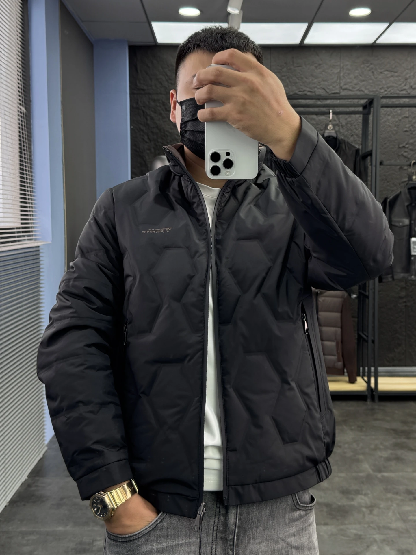 

Svip Double-Sided Wear High-End down Jaet Men's Casual Stand Collar Warmth Leisure Du down Coat Ci Casual Daily Commute