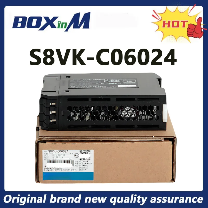 Новый оригинальный импульсный модуль питания S8VK-C06024 24 В постоянного тока Новый оригинальный импульсный модуль питания S8VK-C06024 24 В постоянного тока