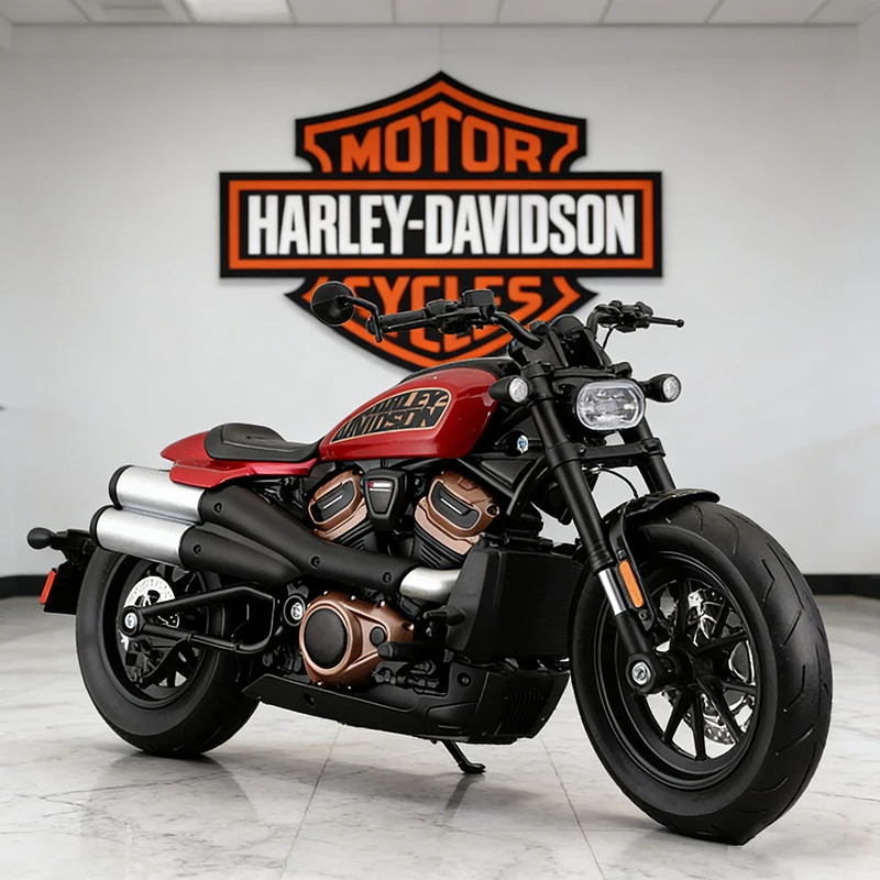 Maisto 1/12 Harley Davidson Sportster S 2024 Motorcycle Model Toy Vehicle Collection Shork-Absorber Off Road Toys Car