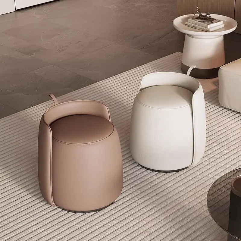 Sofa Stool Simple, Dressing Stool, Home, Bedroom, Low Stool, Rotatable, Stool, Makeup, Living Room, Chair