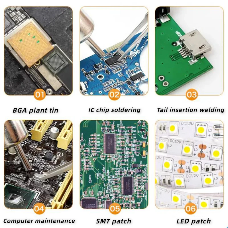 50g/100g/200g/500g Mobile Phone Repair Bga Solder Paste Solder Paste High Temperature Smt Patch Welding Lead-free Solder Paste