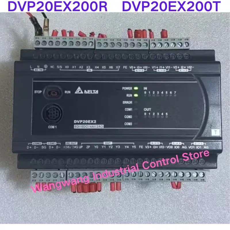 Second-hand test OK , DVP20EX200R , DVP20EX200T programmable controller