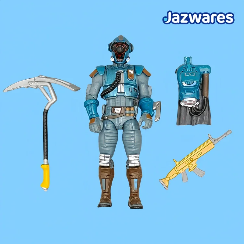 Jazwares-figura de acción Battle Royale de 4 pulgadas, juguete modelo súper articulado con articulaciones posables de 3,75 ", Robot de juguete coleccionable