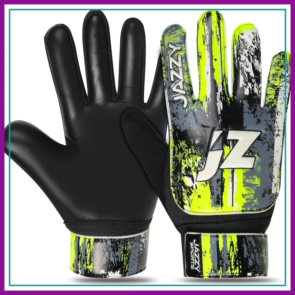 Luvas de goleiro de futebol infantil antiderrapantes luvas de goleiro juvenil de látex de 4 mm