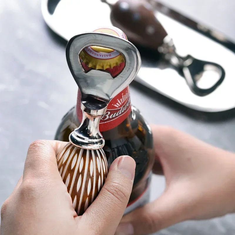 High Grade Carved Beef Bone Bottle Opener Restaurant Starter Bottle Starter Decorative Ornaments Elegant Bottle Opener Accessory