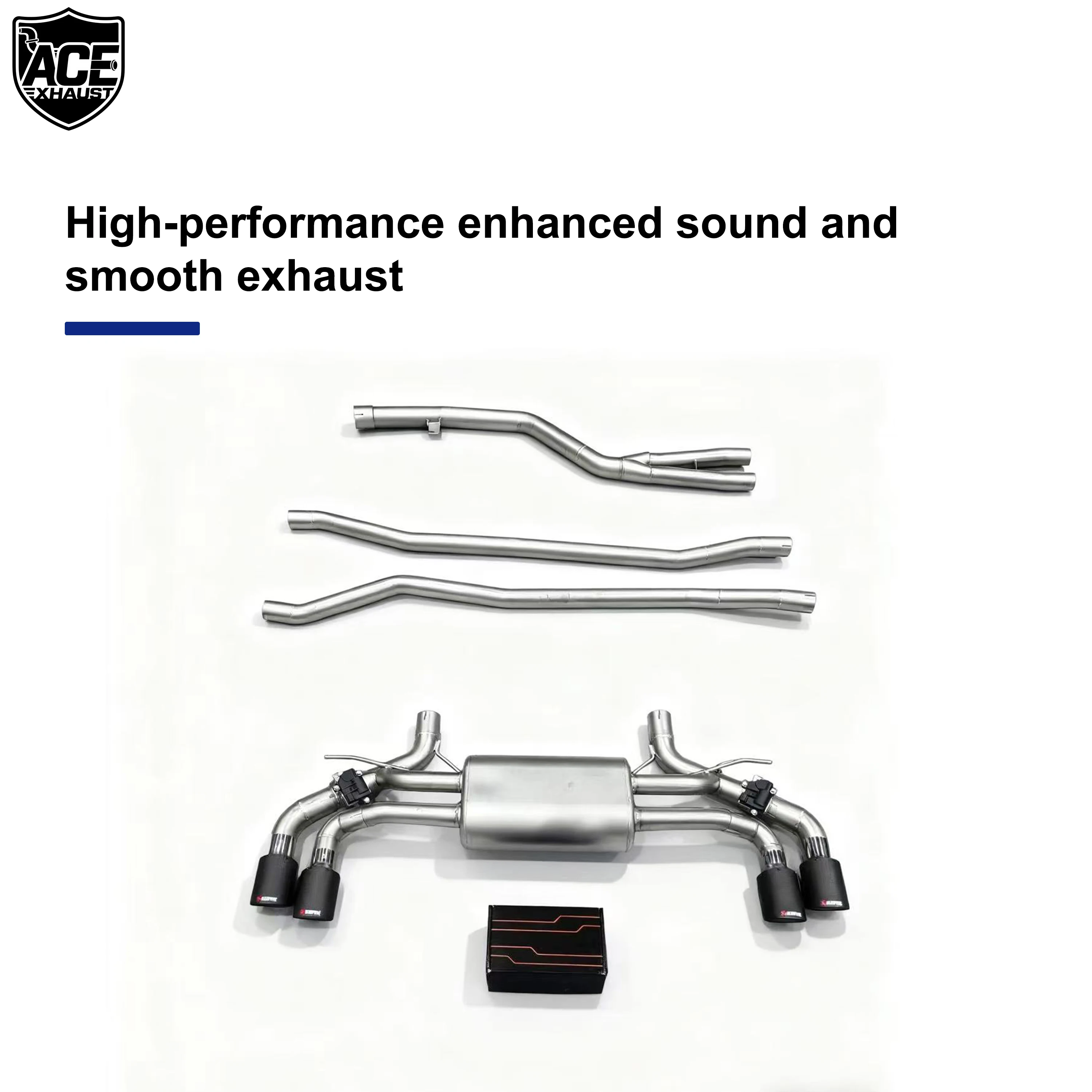 ACE für BMW 540I G30 Klappenauspuff BMW 5er Serie B58 G30 G31 G38 540i 3.0T Plug-and-Play Auspuffrohr mit Klappenschalldämpfer – Detail 6