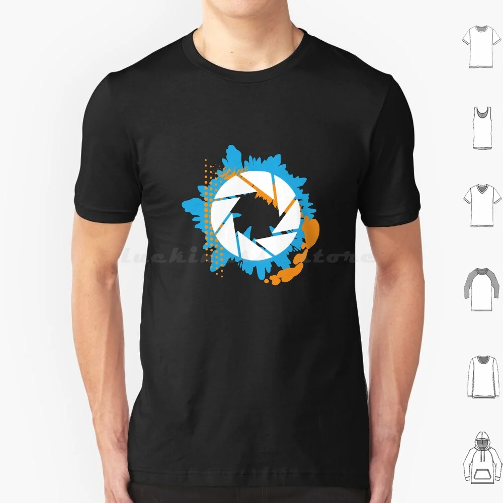 Portal Abstract Aperture Logo 10 , Hot Trend , Amazing Idea T Shirt 6Xl Cotton Cool Tee Portal Abstract Aperture Logo 10 Hot