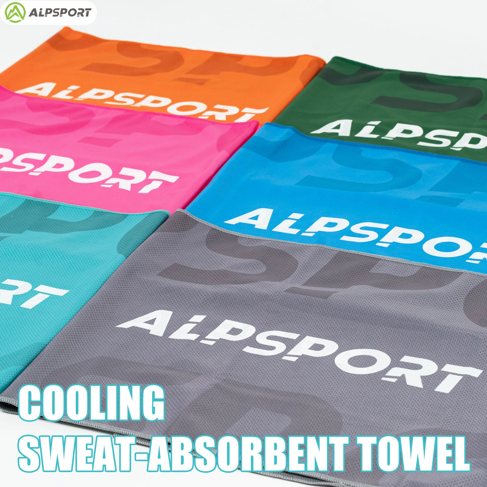 

ALP Portable Silica Gel Set Cold Towel Quick Drying Breathable Chilly Sweat Absorption Sports Cooling Towel Running Yoga Gym