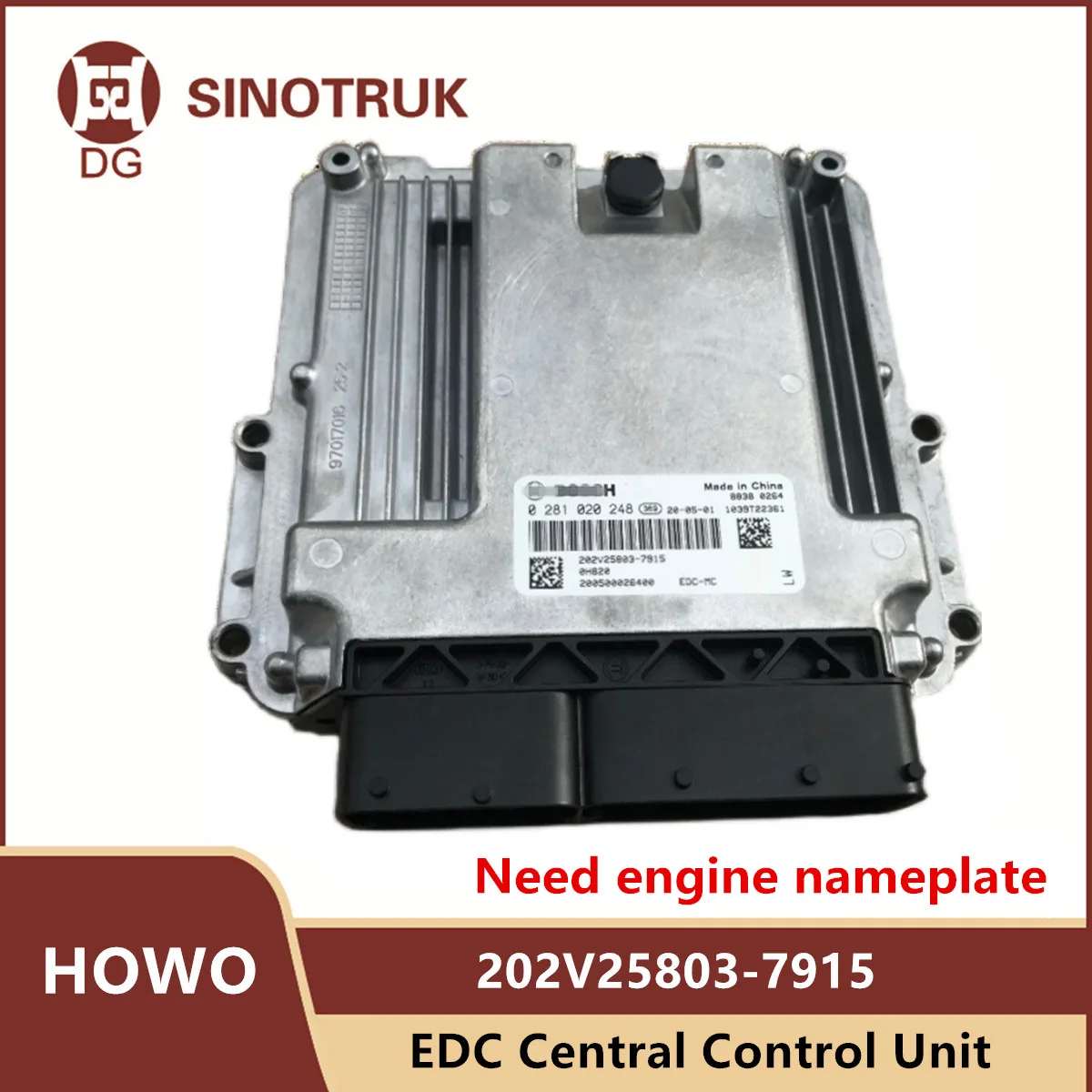 

EDC Central Control Unit 202V25803-7915 For SIONTRUK HOWO T7H T5G MAN Engine MC11 MC07 Truck Parts Need VIN Code