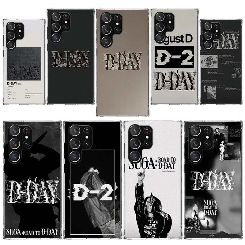 SUGA D-DAYs Phone Case for Samsung Galaxy Note 20 Ulte 10 Lite 9 8 Plus J4 J6 + J8 M11 M12 M30 M32 M60S M80S Soft Cover