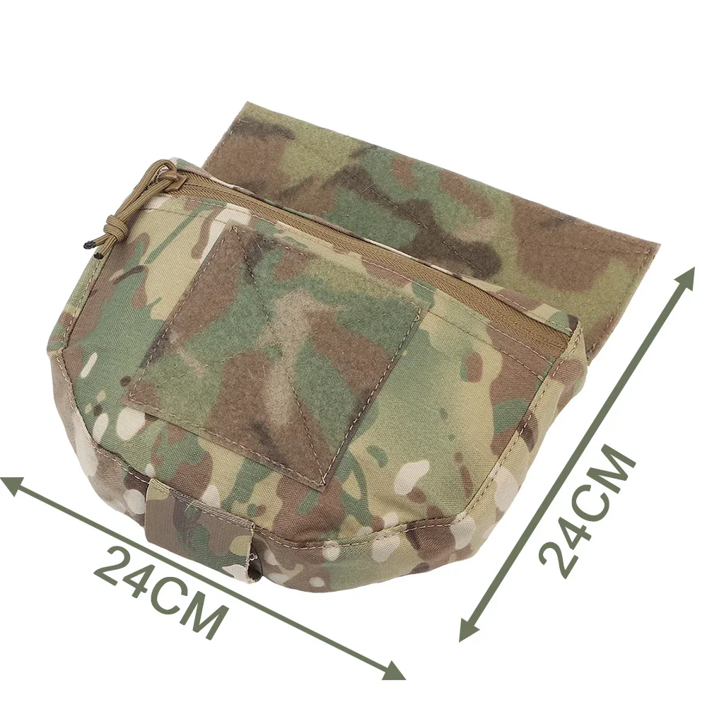 1PC Molle Expanded Lower Belly Sub‑Pouch Tactical Chest Pouch For JPC CPC Vest Outdoor Tactical Vest Storage Accessory