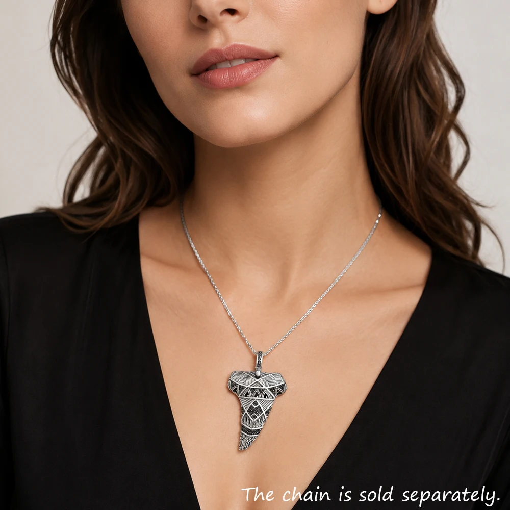 Pendant Maori Shark\'s Tooth, Brand New Fashion Jewelry Fit Necklace China Europe Ethnic Bijoux Gift For Woman & Men