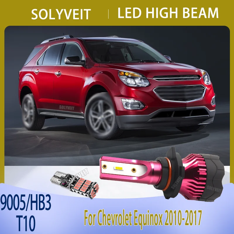 

Every Curve, Clearly Lit by 15000LM Precision HB3 LED High Beam For Chevrolet Equinox 2010 2011 2012 2013 2014 2015 2016 2017
