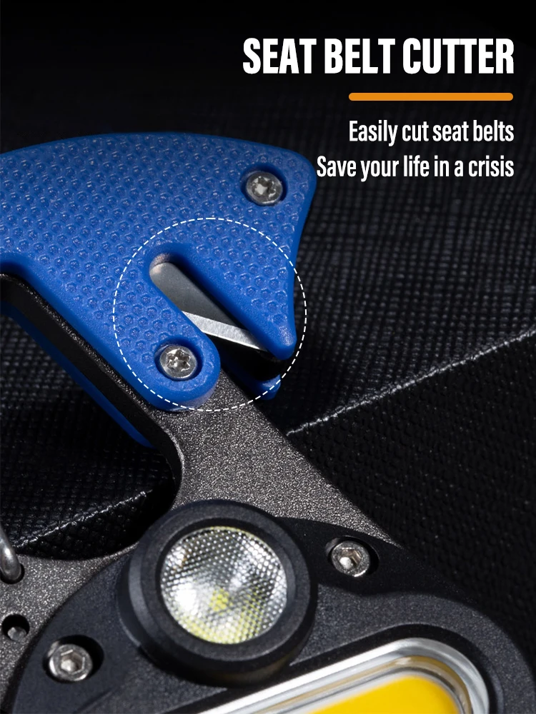 Mini Multifunctional LED Flashlight Torch Super Bright Camping Lights with Magnet and Screwdriver Multicolor Waterproof Light