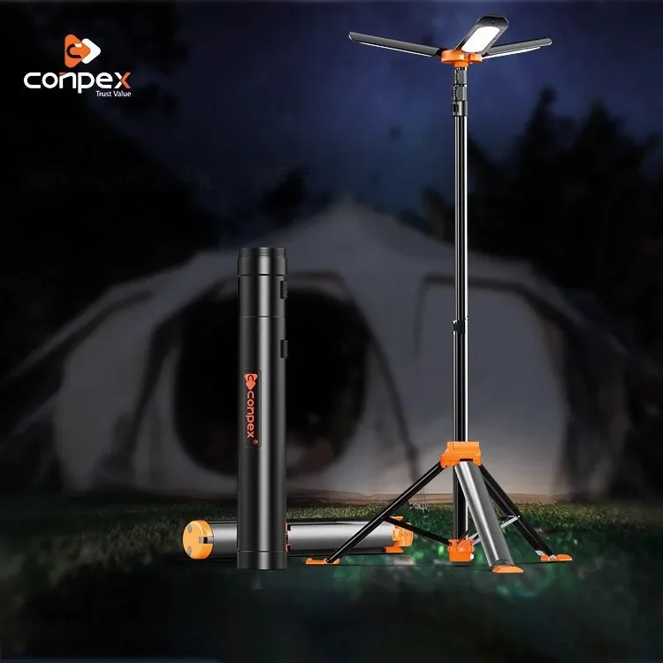 Hot Sale Camping Light Weight Light Camping Outdoor Adjustable High Pole Tent Camping Led Light