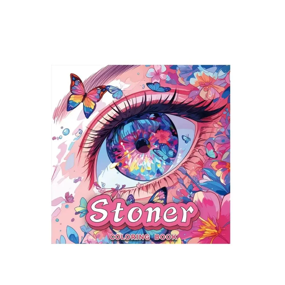 Close-up Eyes Colouring Book Paper Multicolor Theme Art Self-painting Colouring Book Relieve Stress Portable Picture Book