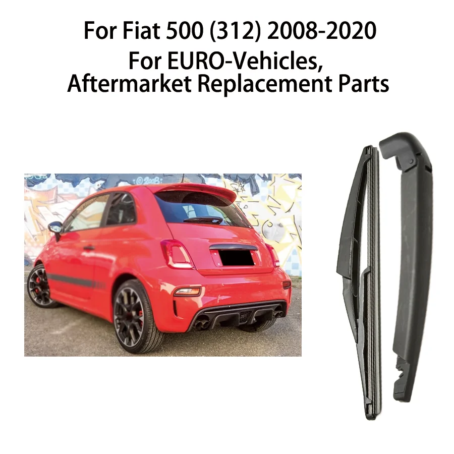 

Для Fiat 500 (312) 2008-2020: Комплект заднего стеклоочистителя (рычаг и щетка)