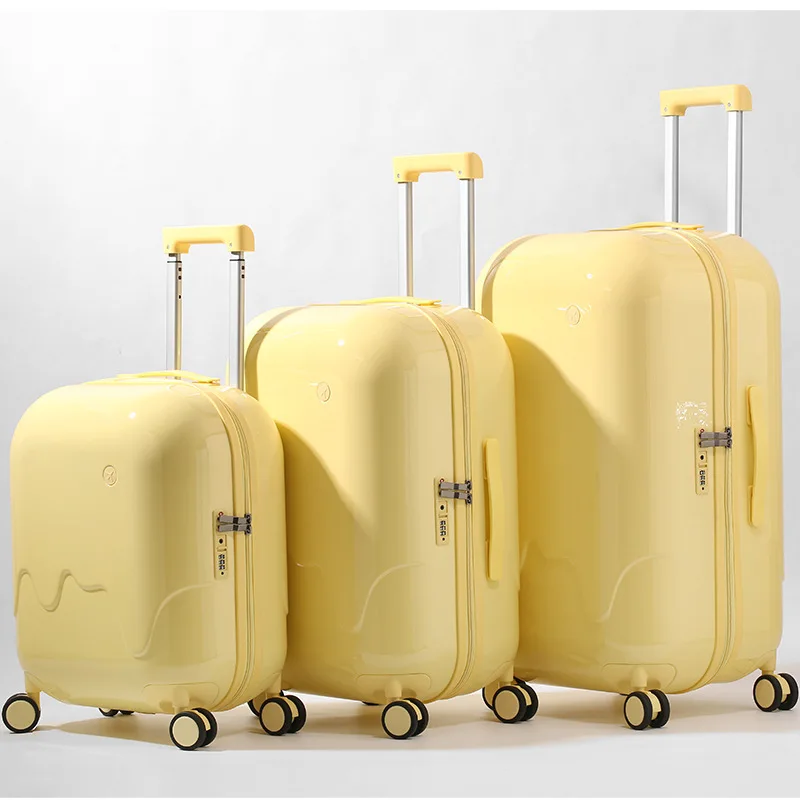 Carry on Luggage Women 20 Inch Travel Suitcase, Trolley Suitcases on Wheels, Password Lock 24 Inch Luggage Sets