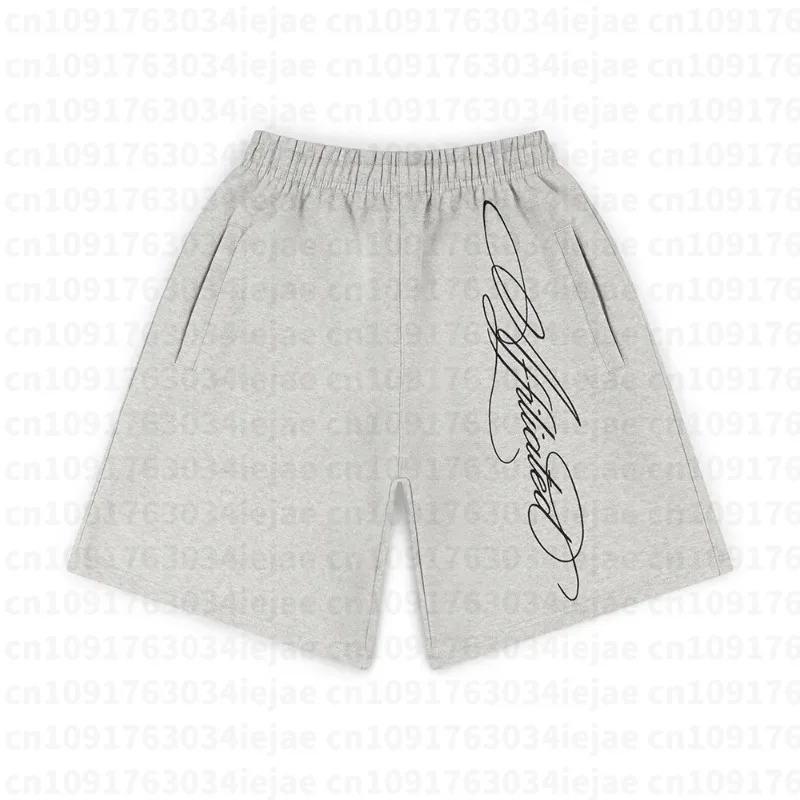 2026 Men's Kid Shorts Streetwear American Retro Hip Hop Graffiti Letter Baggy Sports Jogging Summer Casual Basketball Shorts