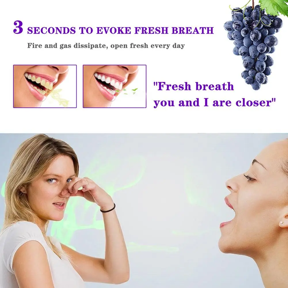 20ml spray oral fresco hortelã limão uva sabor boca spray oral spray respiração remover ambientador fresco portátil fumaça g7s6