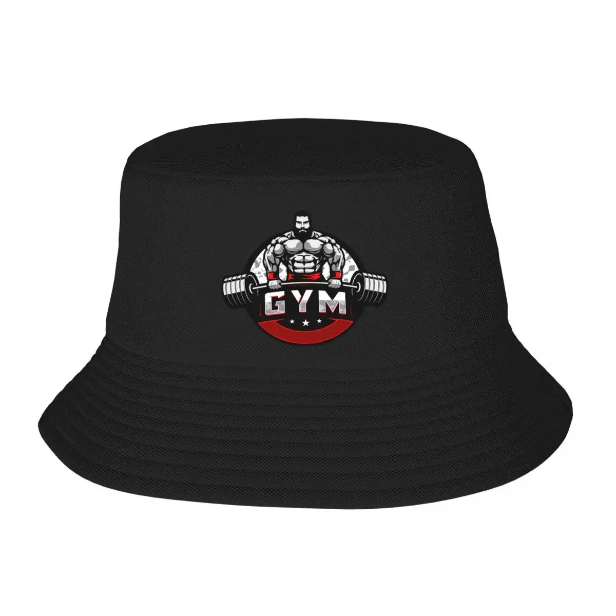 Custom Bodybuilding Gym Bucket Hat for Women Men Printed Fitness Muscle Summer Beach Sun Fishing Cap