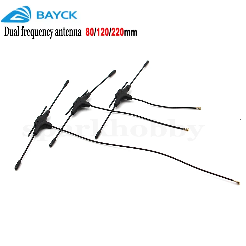 BAYCK ELRS 2.4G+915M 900/2400 Receiver Dual Band Antenna length 80/120/220MM For FPV Drone DIY Accessories