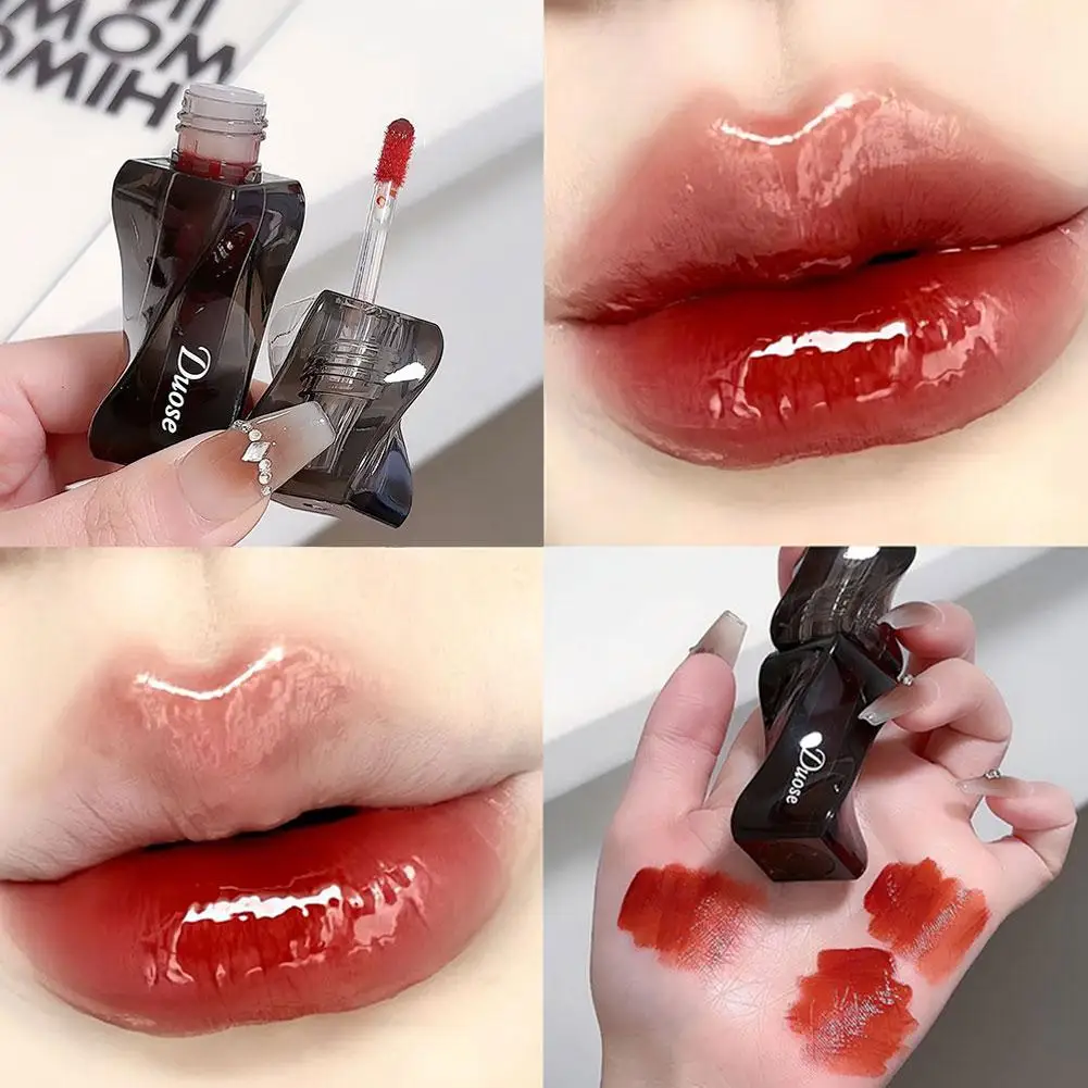 1pcs Lip Gloss Matte Fog Feel Lip Gloss Long-lasting Stick Makeup Non Cup And Lipstick Non Whitening Fading Products N7z7