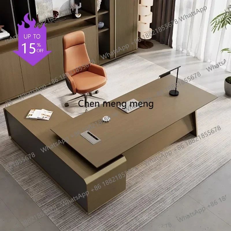 

Компьютерные столы A51 Home Luxury: недорогие, с местом для хранения, L-образные, современная офисная мебель с выдвижными ящиками, для руководителей.