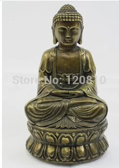 

Copper statue of Buddha, statue of Shakya Mani Buddha, high 11cm, bronze, Buddhism,Buddhist activities~