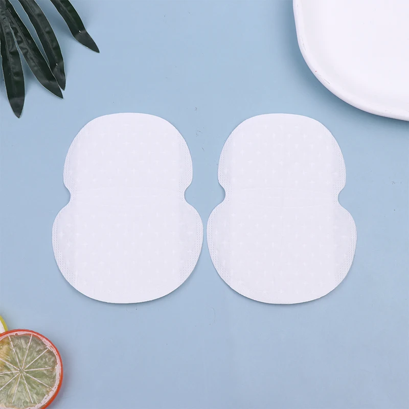 50Pcs Unisex Sweat Pads Summer Deodorants Underarm Anti Perspiration Sweat Pads Disposable Armpit Absorb Sweat Shield Pads