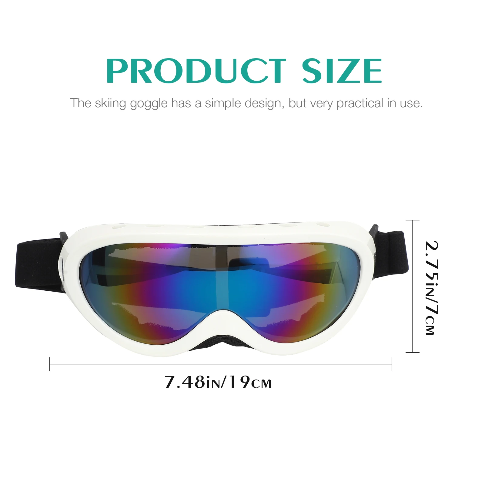 Occhiali di protezione UV Materiale PC durevole Occhiali sportivi anti UV Ciclismo Alpinismo Sci Regalo da viaggio all'aperto