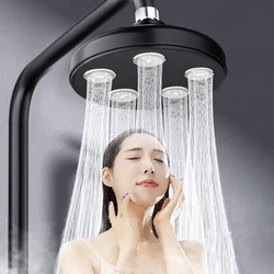 Supercharged Wall-Mounted Shower Head Rotatable Top Spray Shower Head Upgrade Your Bathroom Accessories