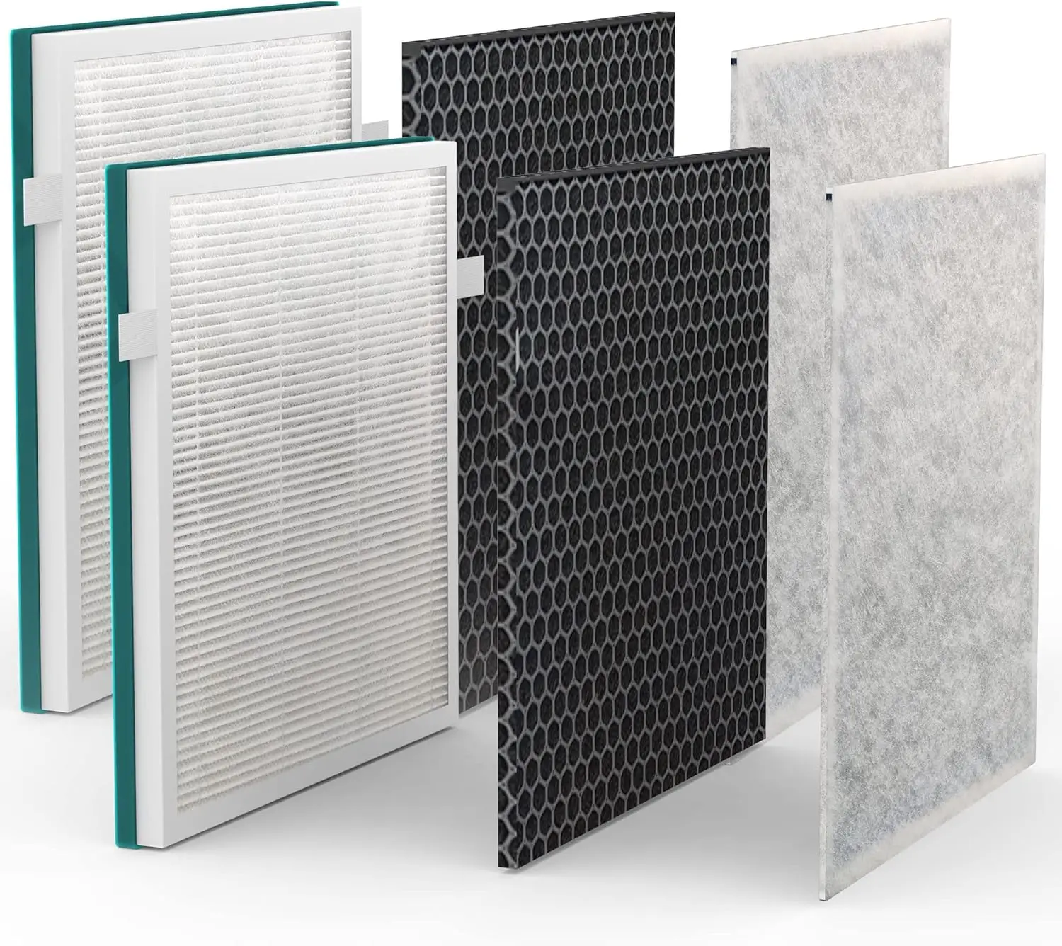 

2-Pack IC 5018 and IC 5120 Filter Replacement, Compatible with Aura IC 5018 Air Purifier, Aura Ⅱ IC 5018 Air Purifier and