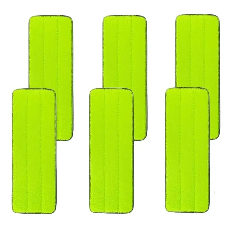 A19F – Tampons de rechange en microfibre pour serpillière et système de seau Libman Rinse 'N Wring, lavables et réutilisables – lot de 6.