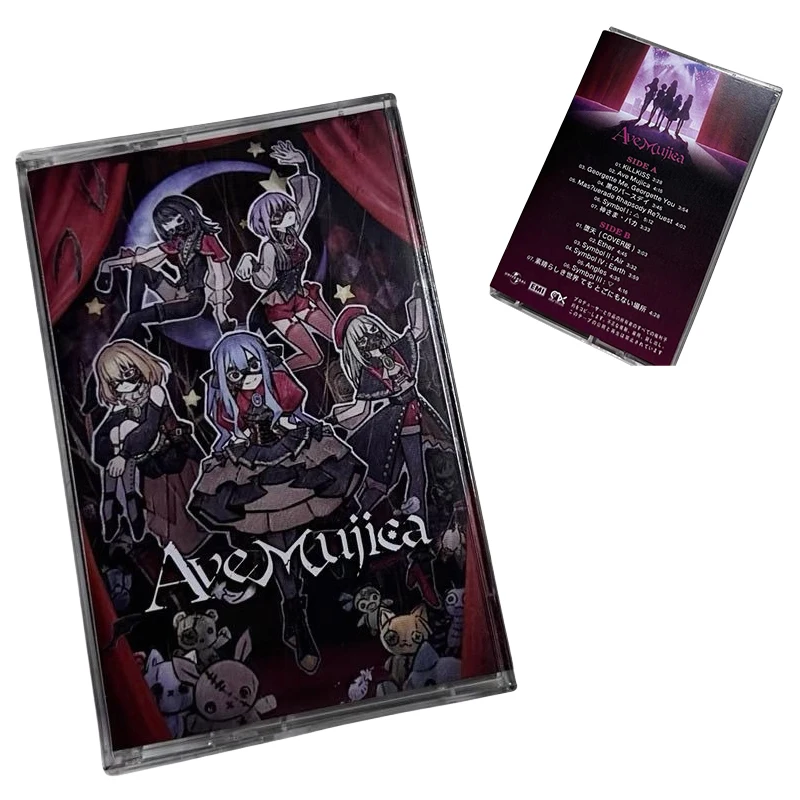 BanGDream! أفيو موجيكا KiLLKiSS شريط الموسيقى أنيمي الأجهزة الطرفية كاسيت الموسيقى مع كتاب غنائي كاسيت وكمان المغناطيسي المشجعين هدية