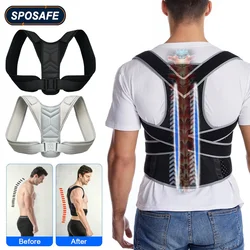 Adjustable Fully Back Shoulder Posture Corrector Belt Clavicle Spine Support Reshape Your Body Home Office Shoulder Neck Brace