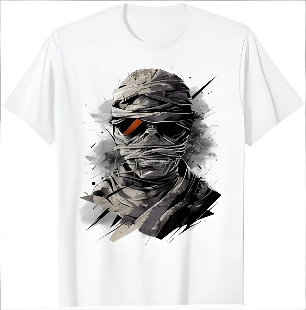 

Mummy Costume Halloween Spooky Art Mummy T-Shirt