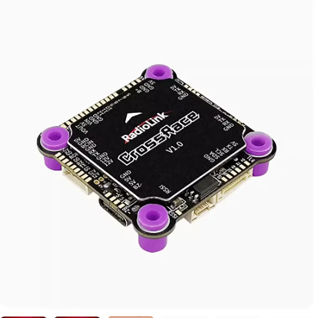 Radiolink CrossRace Flight Controller 12CH Output OSD Integrated, Compatible 4-in-1 ESC Plug-and-play and 2-8 Axis Multirotor