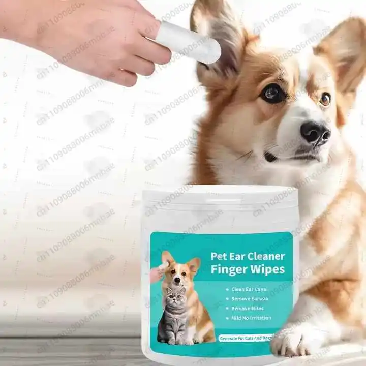 

Dog teeth cleaning finger cots (for cats and dogs) - 50 pieces of non-woven fabric