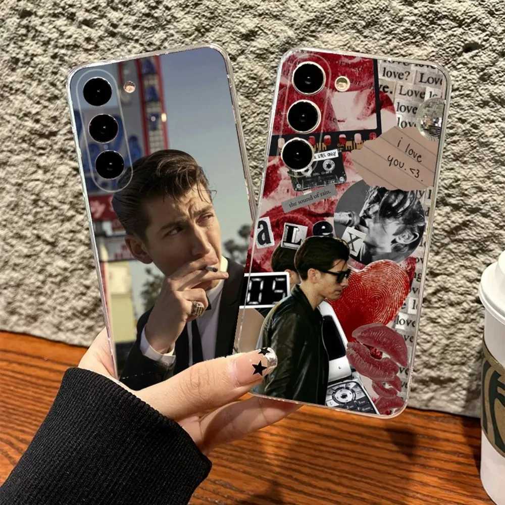 A-Alex-Turner  Phone Case Silicone Case For Samsung S30,S23,S21,S22,S20 Ultra,S20 FE lite,S10,S9,S8 PIus Cover Clear