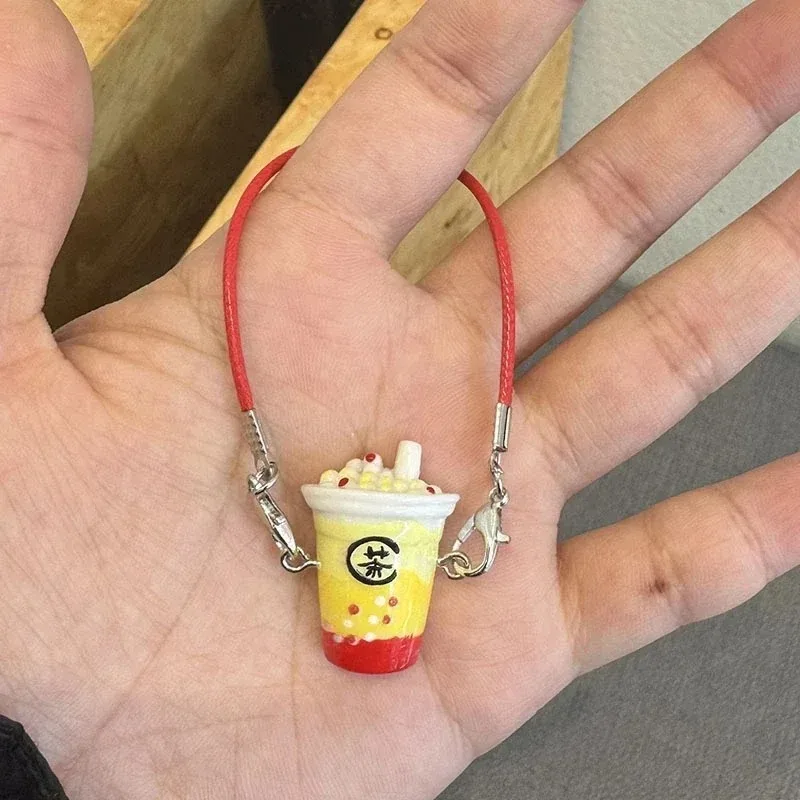 Poppenhuis poppenhuis mini simulatie melk theekopje Voor Ropa labubu pop accessoires miniatuur scène hanger