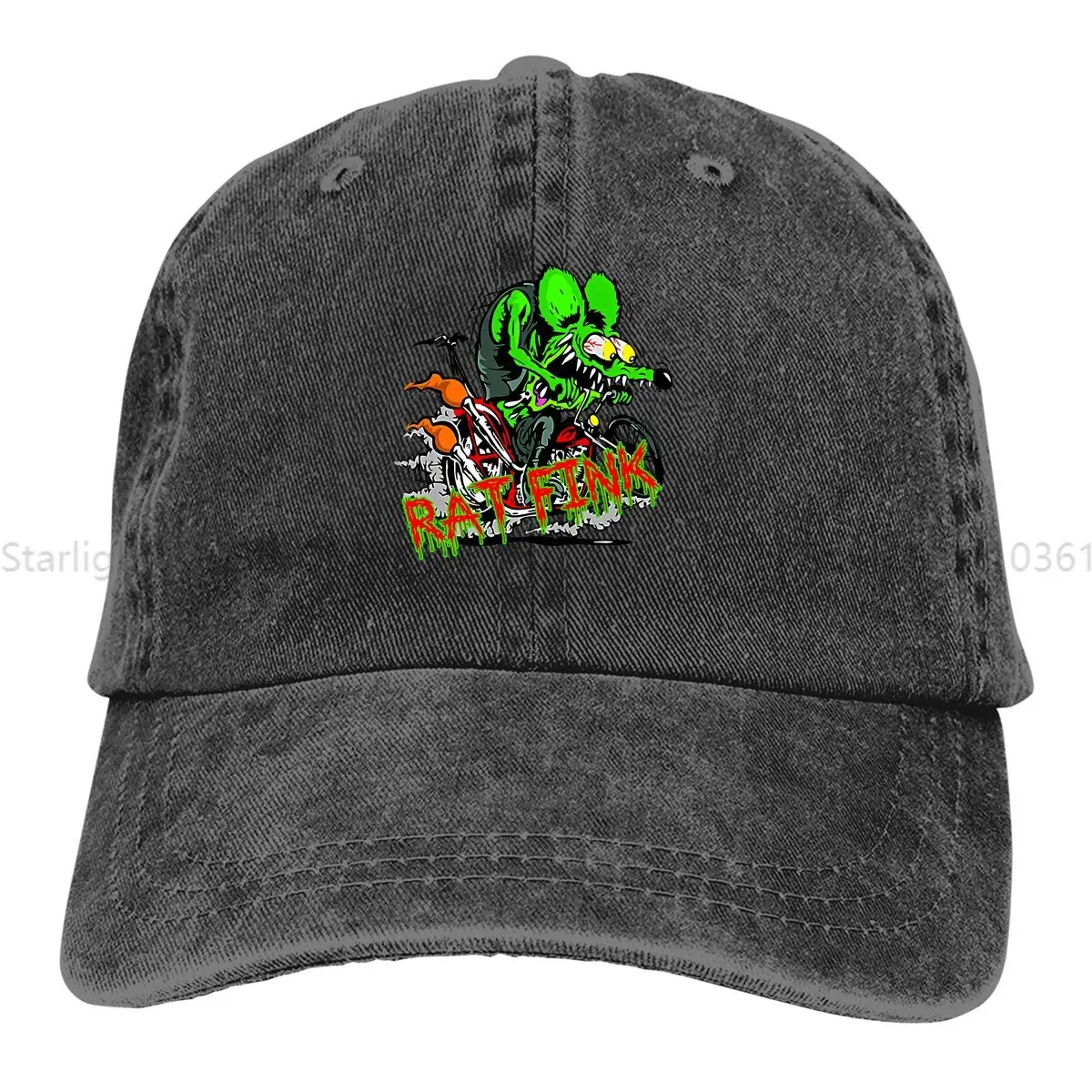 Pure Color Dad Hats Rat Fink Women's Hat Sun Visor Baseball Caps  Peaked Cap