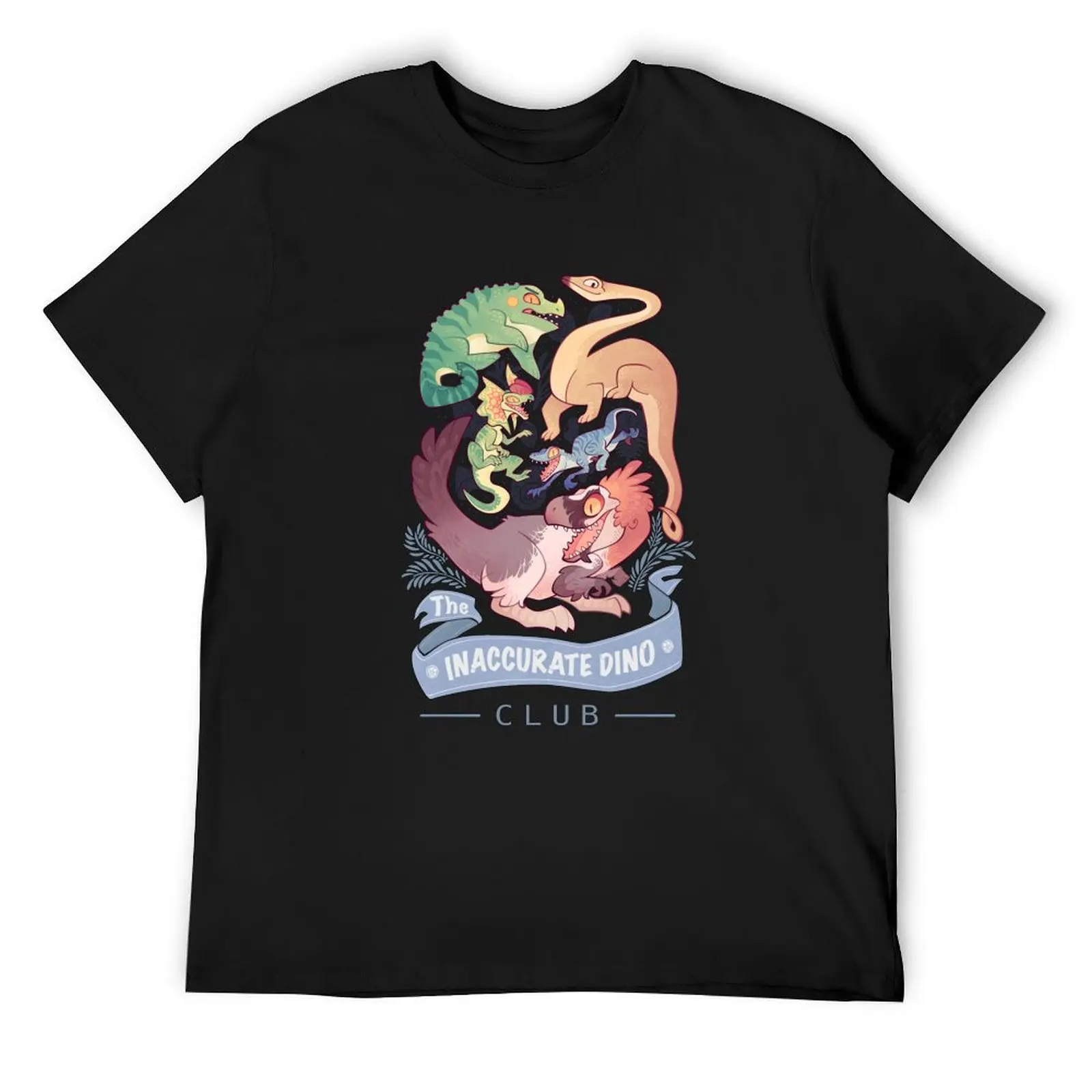 

The inaccurate dino club in dark blue T-Shirt quick drying shirts graphic fruit of the loom mens t shirts