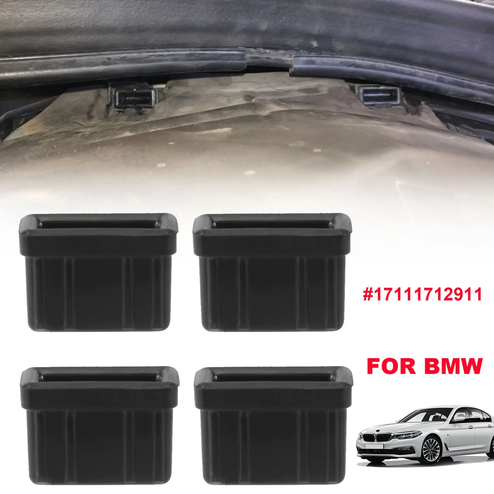 

Автомобильный кронштейн для крепления радиатора конденсатора, резиновая накладка 17111712911 для BMW 525i 530i 540i E32 E34 E38 E39