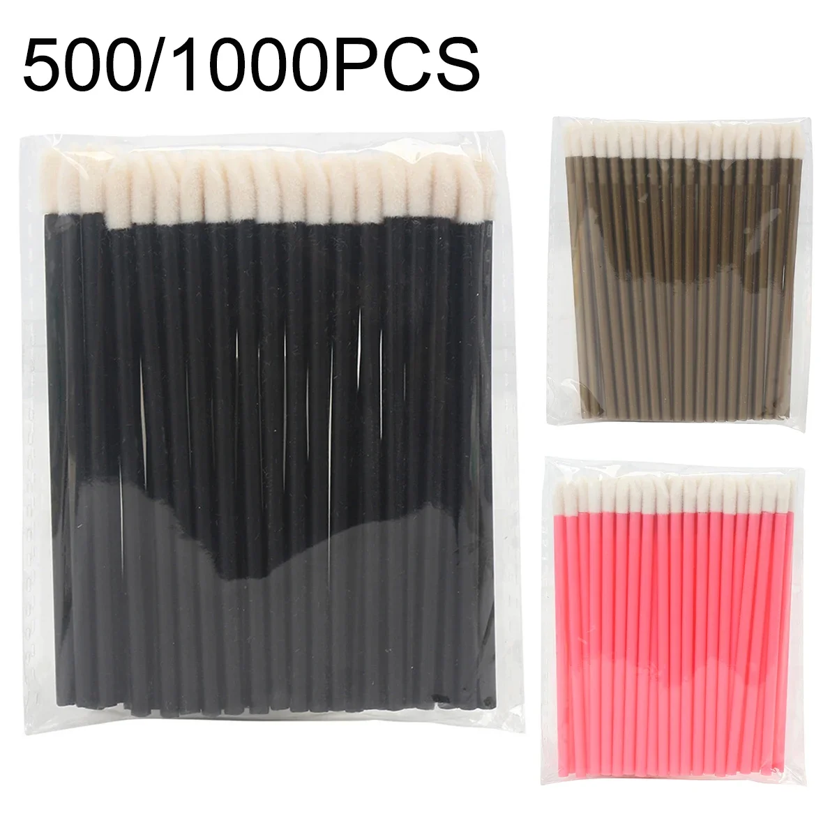 500/1000PCS Usa E Getta Pennello Per Labbra Strumento di Trucco Per Ciglia Microbrush Estensione Delle Ciglia Mascara Ombretto Pennelli Accessori Grossista