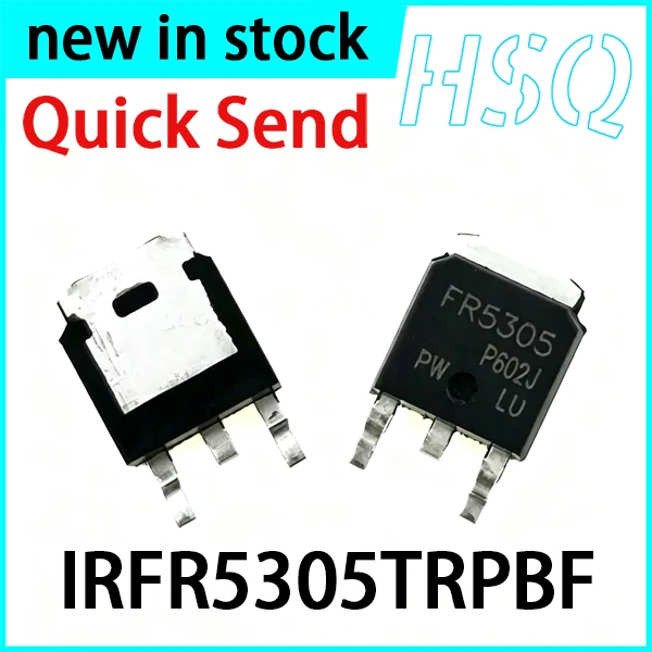 5PCS New FR5305 IRFR5305TRPBF Warehouse Stock TO-252 MOSFET 55V-31A in Stock