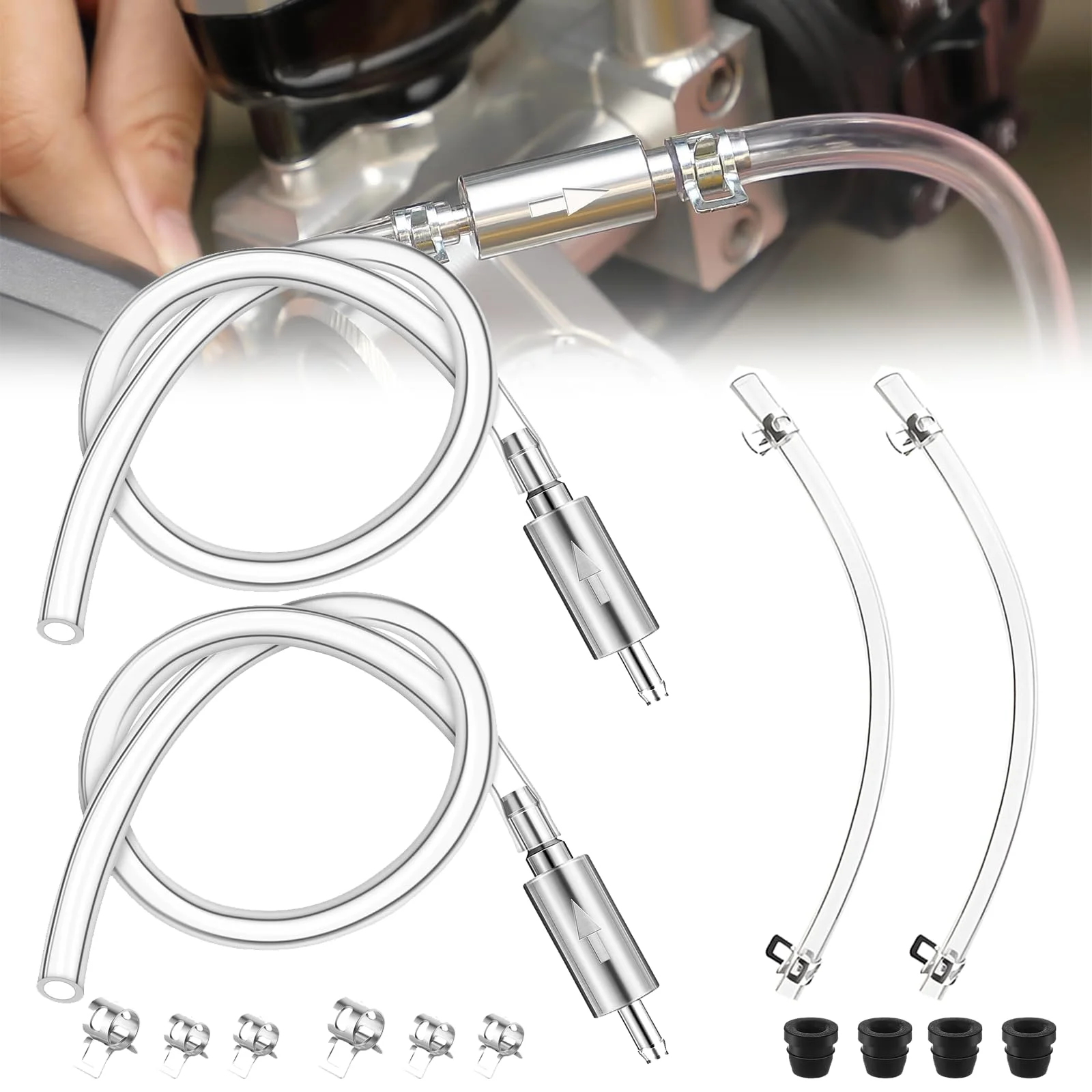 Hydraulic Brake Bleed - 1/2PCS Car Clutch Brake Bleeder Hose